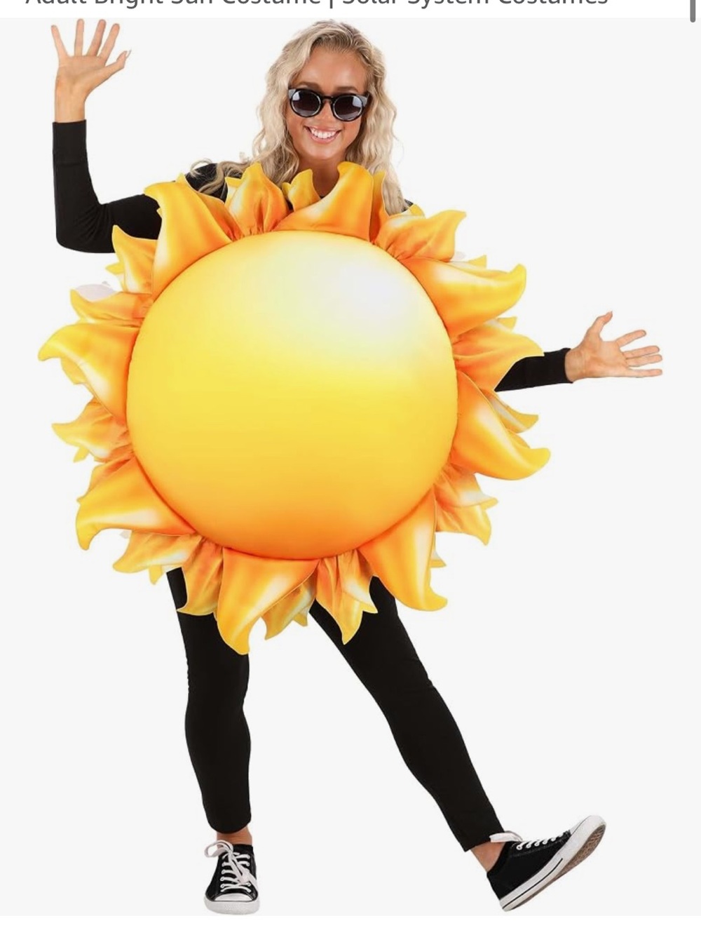 Yellow Sun Halloween Costume